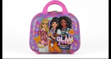 Glam Meisjeskoffer Met Handvatten Roze 30 Cm - UNI