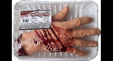 Funny Fashion Halloween lichaam ledematen afgehakte hand - horror thema - 18 cm - kunststof
