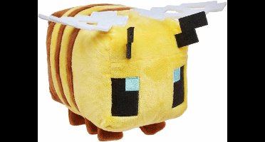 Bij – Minecraft Pluche Knuffel 14 cm - Speelgoed Gaming Knuffels voor Kinderen Jongens Meisjes