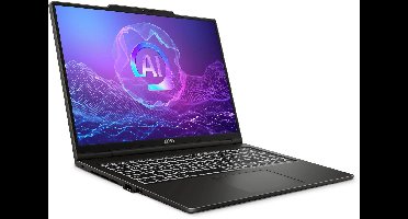 MSI Venture 16 AI A2HMG-074NL Intel Core Ultra 7 255H Laptop 40,6 cm (16) 2K 16 GB DDR5-SDRAM 512 GB SSD Wi-Fi 6E (802.11ax) Windows 11 Pro Grijs