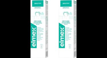 Elmex Tandpasta Sensitive Original - 2 x 75 ml - Voordeelverpakking