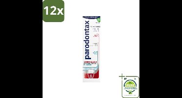 Parodontax - Tandpasta - Tandvlees+Gevoeligheid & Adem - Whitening - 75 ml - Voordeelverpakking - 12 stuks - Tandvlees - Gevoeligheid
