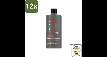 SYOSS - Men Power - Shampoo - Langdurige Styling - 440ml - Voordeelverpakking - 12 stuks - Haargroei stimuleren - Cafeïne shampoo