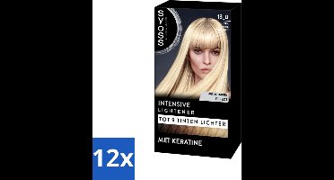 12 x SYOSS - Coloration 13-0 Ultra Plus Lightener - Haarverf - Grijsdekking - Vermindert Haarbreuk - Maximale Oplichting - Permanente Haarkleuring - Lichte Haarkleur - Grijsdekking - Keratine - Haarkleur 13-0