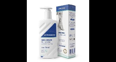 Hypogeen Beencrème met Magnesium & Paardenkastanje - Voor Zware, Vermoeide en Onrustige Benen - Geschikt Onder Steunkousen - Parfumvrij - Pompflacon 300 ml