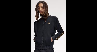 Fred Perry Trainingsjack met contrasterend sportief bandje in