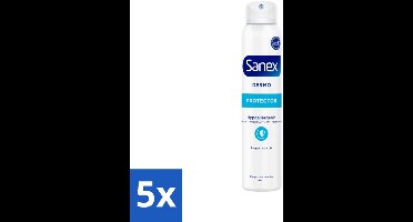 5 x Sanex Dermo - Deodorant Spray - Hypoallergeen - Anti-Transpirant - 150 ml - Deodorant Spray - Hypoallergenisch - Huidbescherming - Transpiratie - Geur