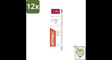 Elmex Tandpasta Anti-Cariës Professional Advanced Protection 75 ml - Voordeelverpakking - 12 stuks - Anti cariës - Tandpasta