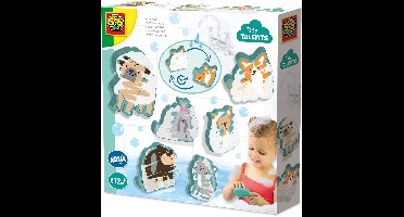 SES Creative Tiny Talents Bad Schuimpjes - Honden Wassen met Borstel - Vanaf 1 Jaar - Badspeelgoed - Motorische Ontwikkeling - Schoencadeautjes Sinterklaas