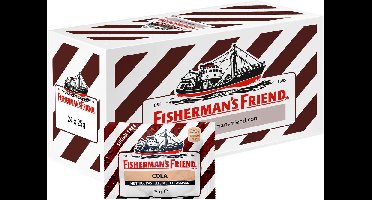 Fisherman's Friend - Cola Suikervrij - 24 zakjes - 25 gram