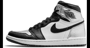 Nike Nike Air Jordan 1 Retro High Silver Toe - Sneaker - Wit/Zilver/Zwart