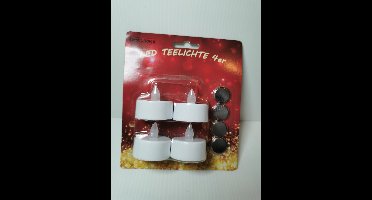 Best choice  led waxinelichtjes 4 stuks met 4 batterijen
