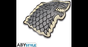 Game of Thrones House Stark Kussens zwart Polyester -