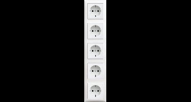 Busch-Jaeger Inbouw Wandcontactdoos Set5