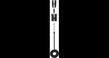 Velleman Metaaldetector voor volwassenen en kinderen, waterdichte zoekspoel 24 cm, lcd-display, zoekdiepte 25 cm, in hoogte verstelbaar, armsteun, schatzoeker, zilver goud detector