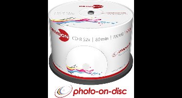 Primeon Cd-r80 700mb 50 Stuks Spindel 52x Printable