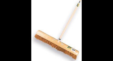 Zaalveger Kokos 50 cm met steel SOLIDE
