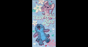 Stitch Tropical Love - strandlaken - sneldrogend microvezel - 140x70cm