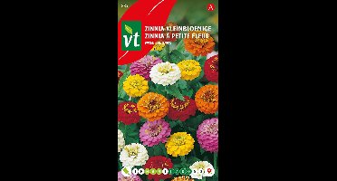 Zinnia 'Kleinbloemige Mixed Colours' - Kleurrijke Bloemenmix voor Snijboeketten