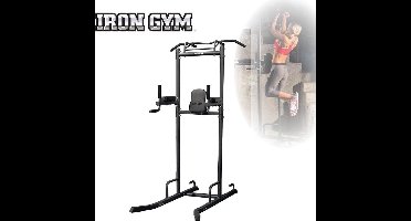 Iron Gym Power Tower Fitness apparaat Fitness toren - Multifunctioneel