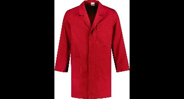 Yoworkwear - Stofjas  - 100% katoen  - Rood - Maat M