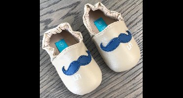 Lief Lifestyle BabySlofjes Beige/Blauw - Maat 18
