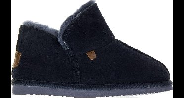 Warmbat Willow Suede Dames Sloffen - Donker Marineblauw