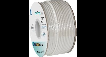 Axing SKB08801 coax-kabel 100 m Nee Wit