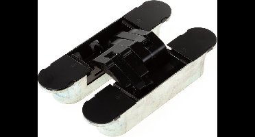 BSW Onzichtbaar scharnier, 3D, type Hide 160-120, afmeting 160x32mm, kleur zwart, brandwerend 120 minuten