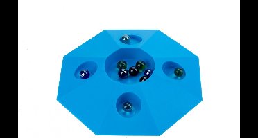 Angel Toys Knikkerpotje 22CM Met Knikkers - Blauw