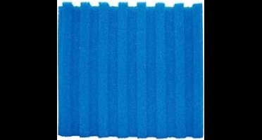 Filterschuim blauw T profiel 58 x 27cm