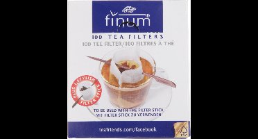 Pit&Pit - Filterzakjes met stick 1 - 100 wegwerp theefilters - Met handige stick