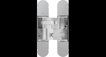 BSW Onzichtbaar scharnier, 3D, type Hide 160-120, afmeting 160x32mm, kleur F1, brandwerend 120 minuten