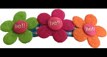 3 bloemetjes haarclip - Lief Lifestyle
