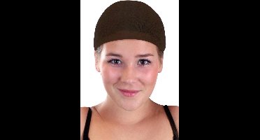 Haarkapje dames bruin 2 stuks