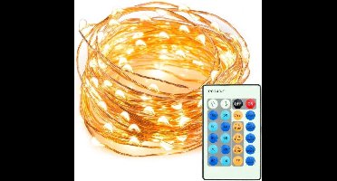 LEDmaxx 20 meter koperkabel met 200 leds incl. afstandsbediening
