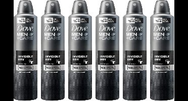 Dove Men+Care Deodorant Spray Invisible Dry 6 x 250 ml