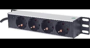 Intellinet - 714020 - 10 inch - Stekkerdoos - Zwart