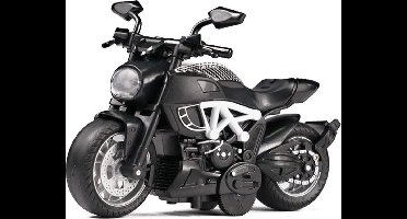 Race motor DieCast - Classical Moto - metall body - motorcycle - pull-back /terug trek functie - met licht en geluidseffecten
