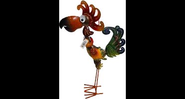 Vogel, Small, Metaal, Tuinbeeld, Art Bizniz, BW24135S, 42x14x64cm