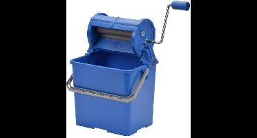 VDM- Professionele Dweilpers - Blauwe Emmer met Wringer - 6L