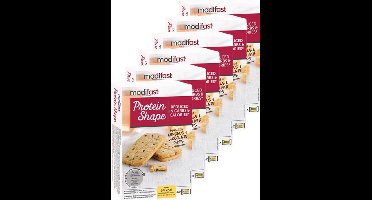 Modifast | Protein Shape Biscuit | Cereal Chocolade & Chips | 6 stuks | 6 X 16 x 12,5 g
