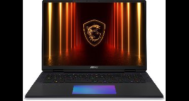 MSI Titan 18 HX AI A2XWJG-492NL - Gaming Laptop - 18 inch - RTX 5090 - Core Ultra 9 - 64GB/6TB - 4K 120 Hz