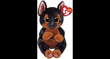 TY Beanie Babies Bellies Knuffel Hond Fritz 15 cm
