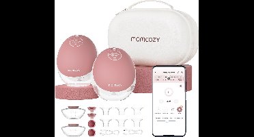 Momcozy M9 – Handsfree Borstkolf – 2 Stuks – Elektrisch – App Bediening – Stil & Compact