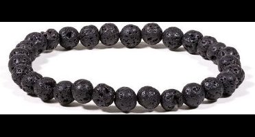 Yogi & Yogini naturals Armband lavasteen elastisch (6 mm)
