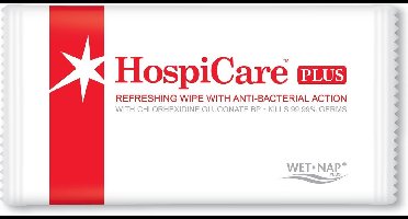 Wet-Nap Hospicare verfrissingsdoekjes met anti-bacteriële werking 100 stuks