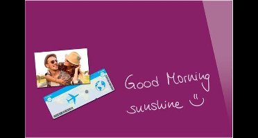 Sigel glasmagneetbord - Be!Board - 60x40cm - cyclaam - SI-B1204