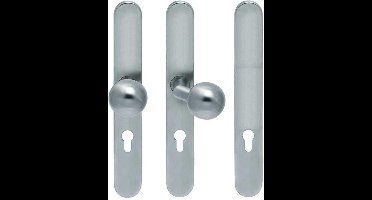 Knop pendeldeur gekropt PL rvs mat blind LS-XL