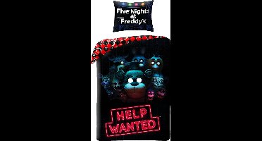 Five Nights at Freddy's Help Wanted dekbedovertrek 140 x 200 cm polyester